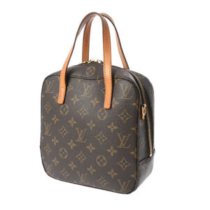 Louis Vuitton Brown Canvas Handbag Spontini Monogram